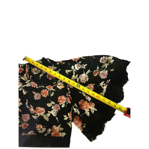 Re: Named Floral Lace Trim Crop Top M Bell Sleeve Coverup Beach Lingerie Boho - Picture 8 of 10